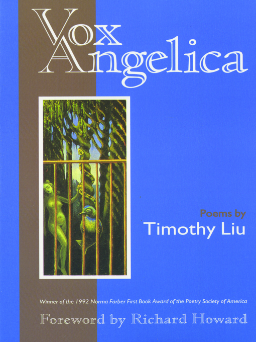Title details for Vox Angelica by Timothy Liu - Available